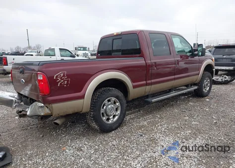 2012 Ford F-250 Lariat from USA, damaged, VIN 1FT7W2B66CEB60370